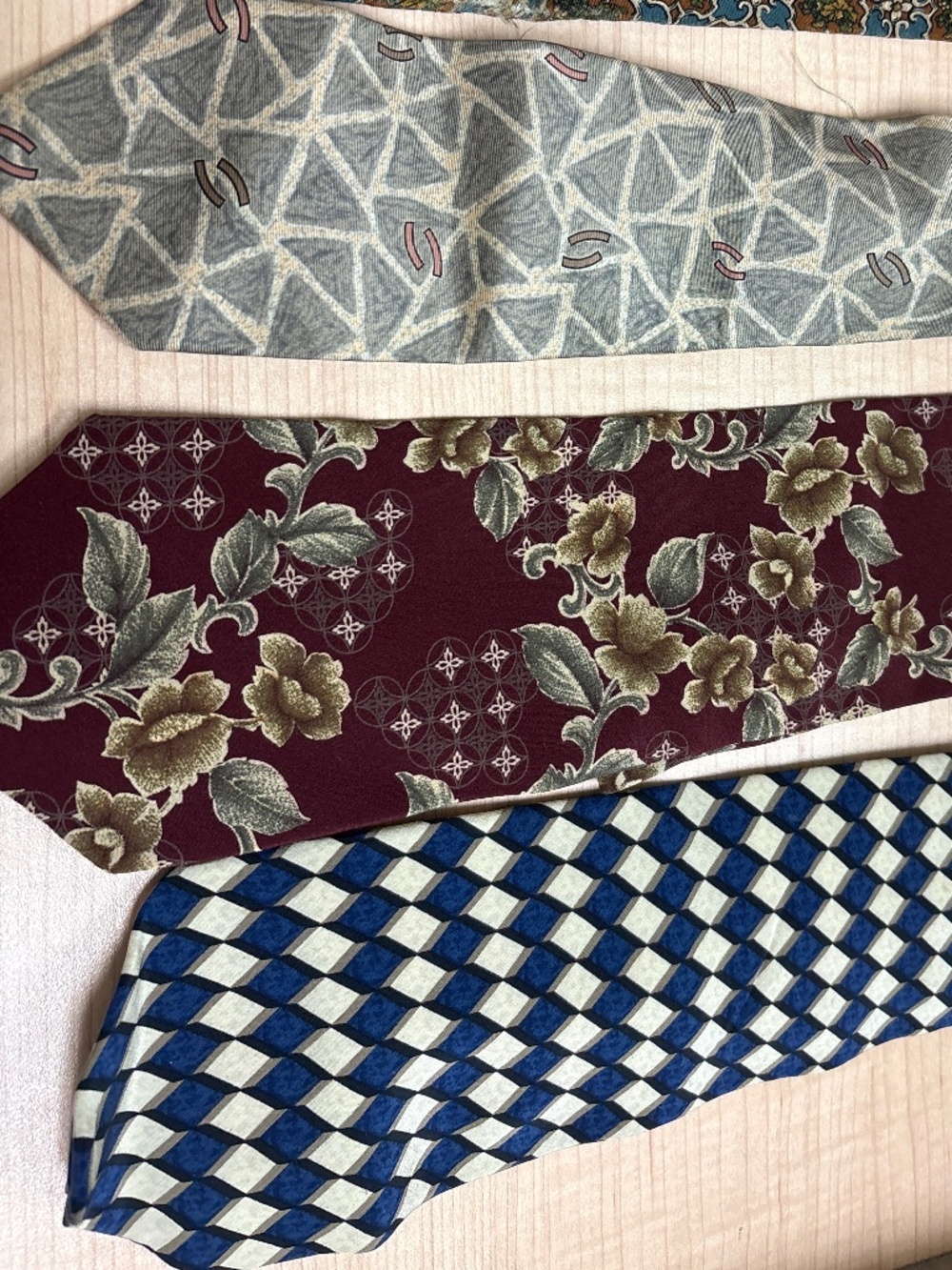 Vintage Silk Valentino Ties